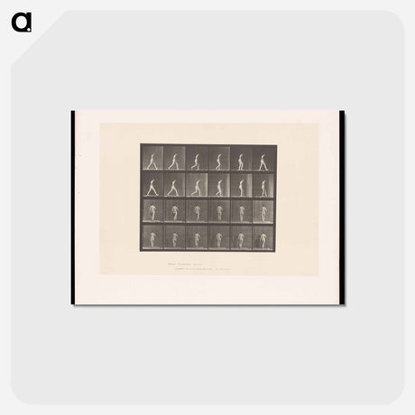 アートポストカード-Naked Woman Walking
 - エドワード マイブリッジ Postcard.