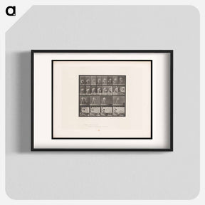 アートポスター-Water Throwing
 - エドワード マイブリッジ Poster.