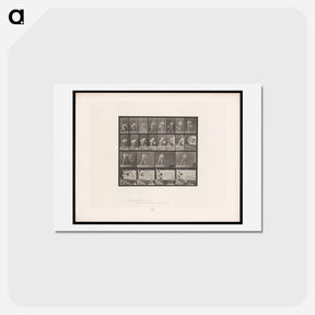 アートポストカード-Water Throwing
 - エドワード マイブリッジ Postcard.