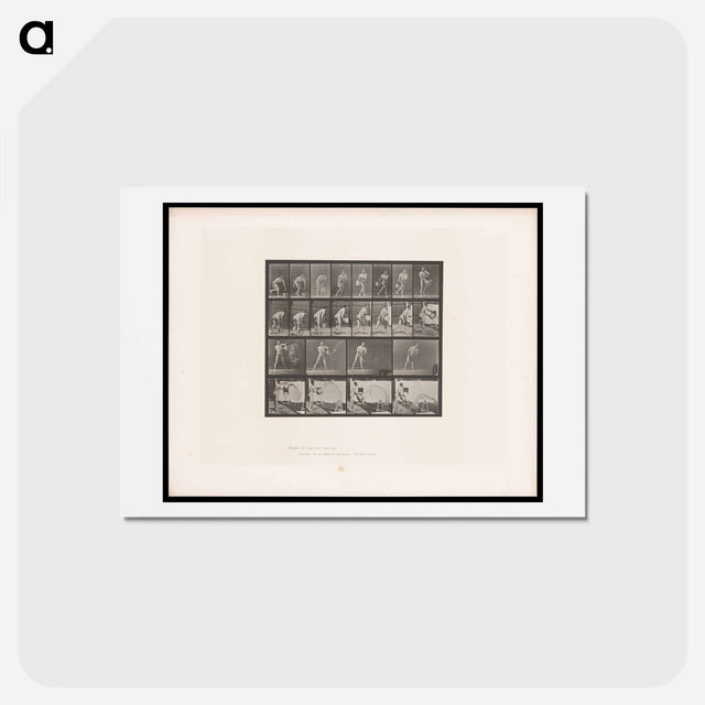 アートポストカード-Water Throwing
 - エドワード マイブリッジ Postcard.