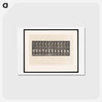 アートポストカード-Naked Man Walking
 - エドワード マイブリッジ Postcard.