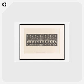 アートポストカード-Naked Man Walking
 - エドワード マイブリッジ Postcard.