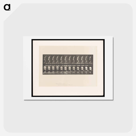 アートポストカード-Naked Man Walking
 - エドワード マイブリッジ Postcard.