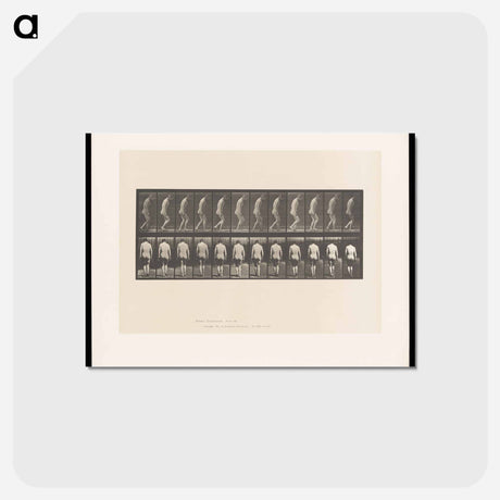 アートポストカード-Naked Man Walking
 - エドワード マイブリッジ Postcard.