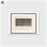 アートポストカード-Naked Man Walking
 - エドワード マイブリッジ Postcard.