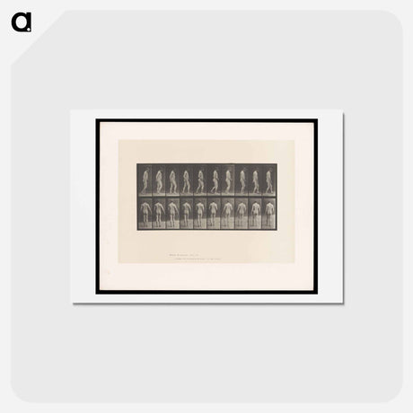 アートポストカード-Naked Man Walking
 - エドワード マイブリッジ Postcard.