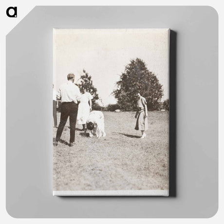 アートパネル-Men and Women in Field
 - セントルイス美術館 Canvas.