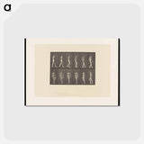 アートポストカード-Naked Woman Walking
 - エドワード マイブリッジ Postcard.