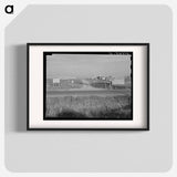 Untitled photo, possibly related to: Entrance to Nyssa Farm family labor camp, FSA (Farm Security Administration) mobile unit number 1, just established before opening of beet season. Near Nyssa, Ore - Dorothea Lange Poster.