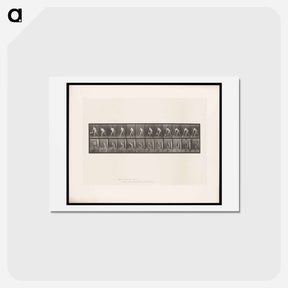 アートポストカード-Man with Bucket
 - エドワード マイブリッジ Postcard.