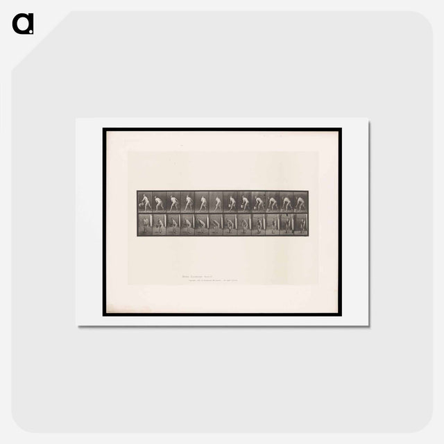 アートポストカード-Man with Bucket
 - エドワード マイブリッジ Postcard.