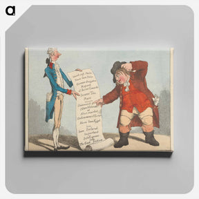 アートパネル-"A Weeks Amusement for John Bull"
 - イェール大学アートギャラリー Canvas.