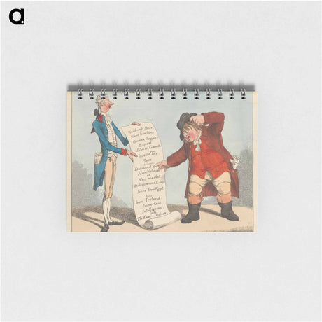 アートメモ帳-"A Weeks Amusement for John Bull"
 - イェール大学アートギャラリー Memo.