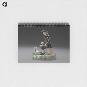 アートメモ帳-Dr. Syntax: Seated on a Bucket Sketching a Landscape
 - イェール大学アートギャラリー Memo.