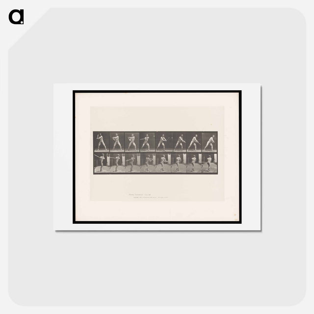アートポストカード-Baseball Swing
 - エドワード マイブリッジ Postcard.