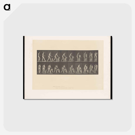 アートポストカード-Nude with Undergarment
 - エドワード マイブリッジ Postcard.