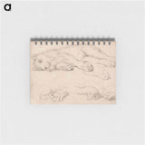 アートメモ帳-Studies of a Sleeping Lion
 - イェール大学アートギャラリー Memo.