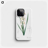 Yellow banded iris illustration - Pierre Joseph Redouté Phone Case.