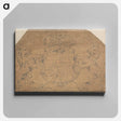 アートパネル-Design for a Panel with Coat of Arms
 - イェール大学アートギャラリー Canvas.