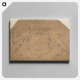 アートパネル-Design for a Panel with Coat of Arms
 - イェール大学アートギャラリー Canvas.