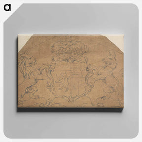 アートパネル-Design for a Panel with Coat of Arms
 - イェール大学アートギャラリー Canvas.