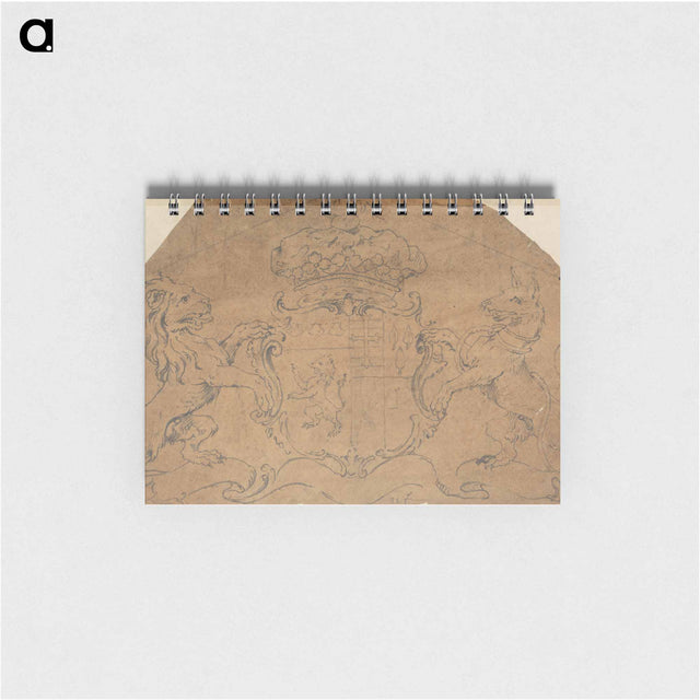 アートメモ帳-Design for a Panel with Coat of Arms
 - イェール大学アートギャラリー Memo.