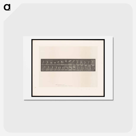 アートポストカード-Leaping Somersault
 - エドワード マイブリッジ Postcard.