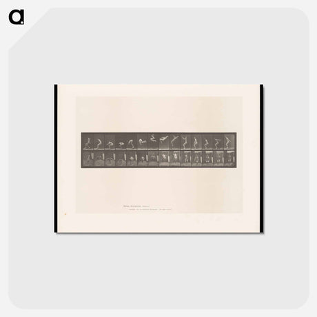アートポストカード-Leaping Somersault
 - エドワード マイブリッジ Postcard.