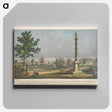 アートパネル-A View from Cap't Grenvilles Monument to the Grecian Temple in the Gardens of Earl Temple at Stow, in Buckinghamshire
 - イェール大学アートギャラリー Canvas.