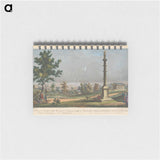 アートメモ帳-A View from Cap't Grenvilles Monument to the Grecian Temple in the Gardens of Earl Temple at Stow, in Buckinghamshire
 - イェール大学アートギャラリー Memo.