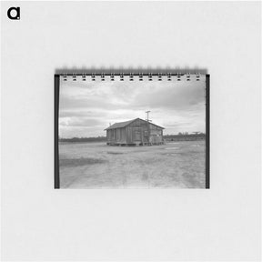 アートメモ帳-House in "Little Oklahoma," California - ドロテア ラング Memo.