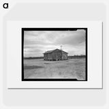 House in "Little Oklahoma," California - Dorothea Lange Poster.