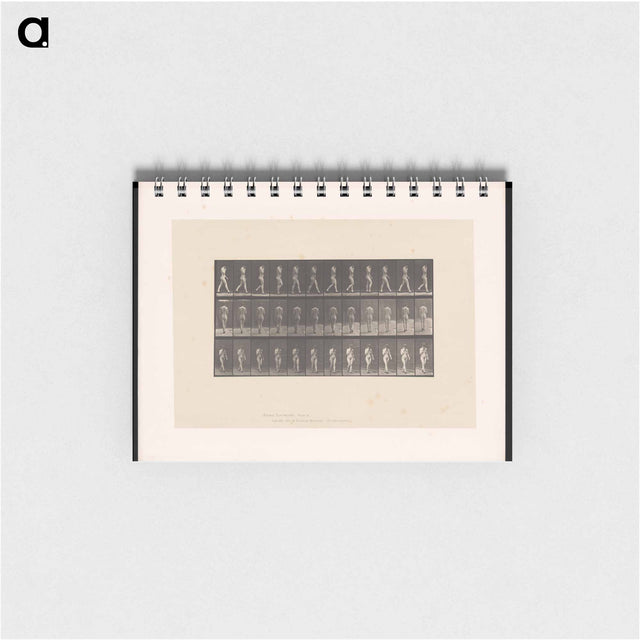 アートメモ帳-Naked Woman Walking
 - エドワード マイブリッジ Memo.