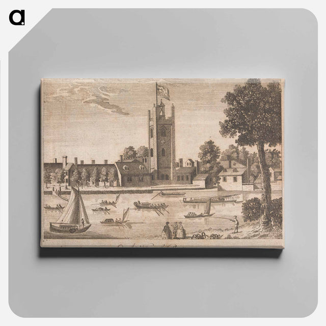 アートパネル-"A View of Battersea"
 - イェール大学アートギャラリー Canvas.