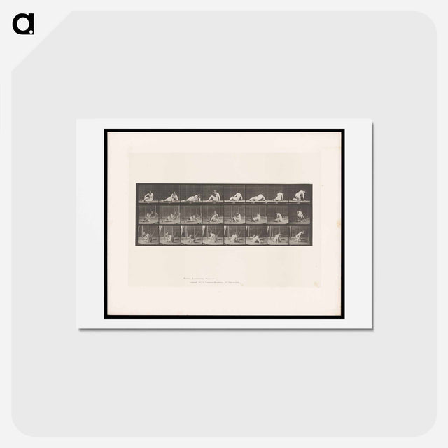 アートポストカード-Reclining Nude
 - エドワード マイブリッジ Postcard.