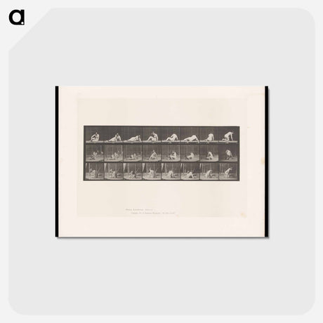 アートポストカード-Reclining Nude
 - エドワード マイブリッジ Postcard.