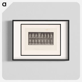 アートポスター-Naked Man Walking
 - エドワード マイブリッジ Poster.