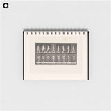 アートメモ帳-Naked Man Walking
 - エドワード マイブリッジ Memo.