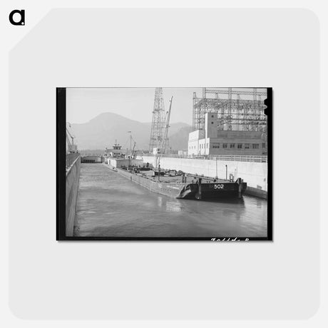 アートポストカード-Bonneville Locks
 - ラッセル リー Postcard.