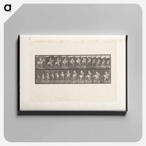 アートパネル-Man on Horse Jumping
 - エドワード マイブリッジ Canvas.