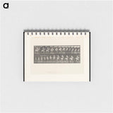 アートメモ帳-Man on Horse Jumping
 - エドワード マイブリッジ Memo.