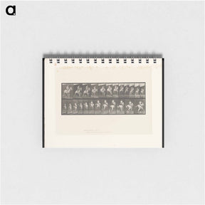 アートメモ帳-Man on Horse Jumping
 - エドワード マイブリッジ Memo.