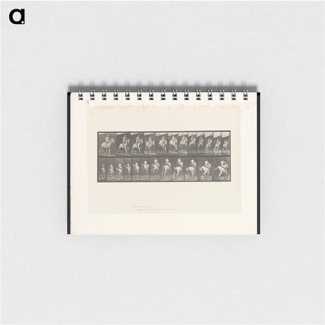 アートメモ帳-Man on Horse Jumping
 - エドワード マイブリッジ Memo.