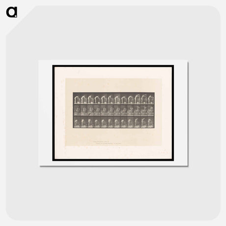 アートポストカード-Woman Washing
 - エドワード マイブリッジ Postcard.