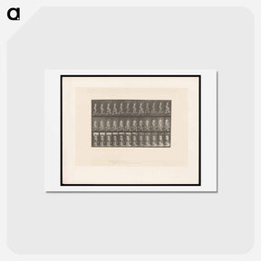 アートポストカード-Ascent with Buckets
 - エドワード マイブリッジ Postcard.