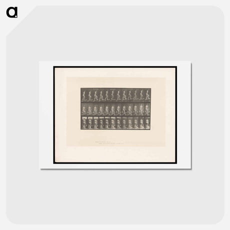 アートポストカード-Ascent with Buckets
 - エドワード マイブリッジ Postcard.