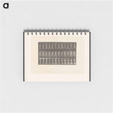 アートメモ帳-Ascent with Buckets
 - エドワード マイブリッジ Memo.