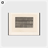 アートポストカード-Ascent with Buckets
 - エドワード マイブリッジ Postcard.