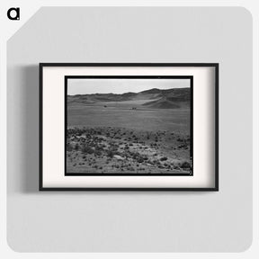 アートポスター-U.S. 99 on ridge over Tehachapi Mountains - ドロテア ラング Poster.