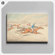 アートパネル-Steeplechasing: Five Riders Galloping Right
 - イェール大学アートギャラリー Canvas.